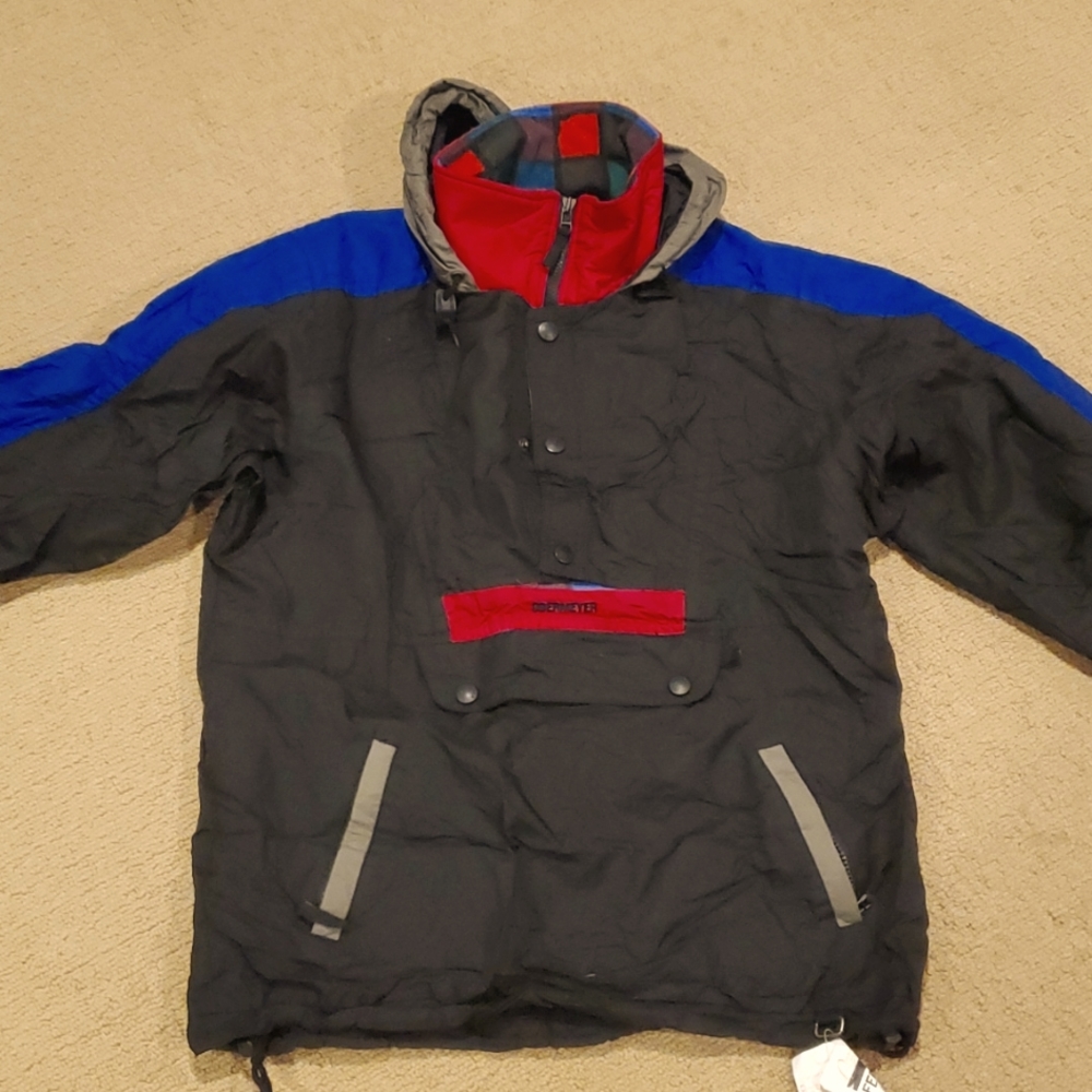 Vintage ski/snowboard half zip jacket